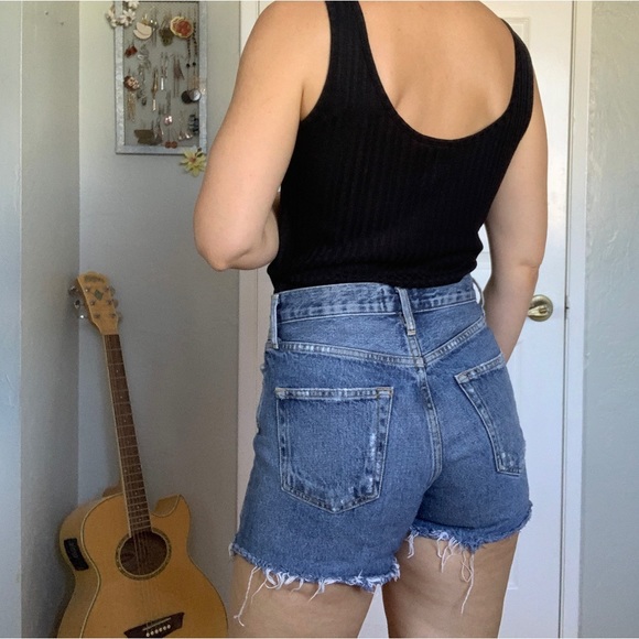 Agolde Reese denim shorts - Picture 3 of 8